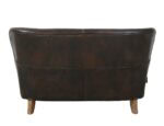 2-sitzer ledersofa clubsofa braun 4